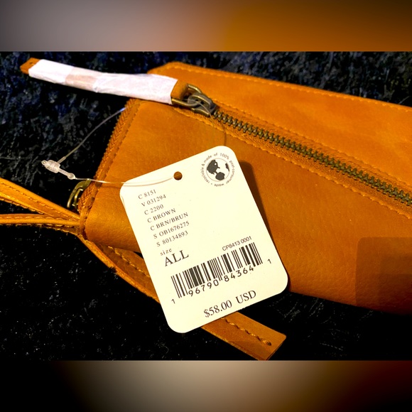 FREE PEOPLE- vegan leather wallet - Picture 5 of 6